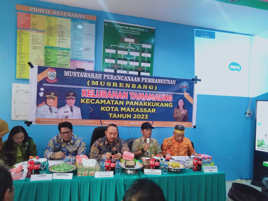 Gambar Camat Panakkukang Hadiri Musrenbang Kelurahan Tamammaung