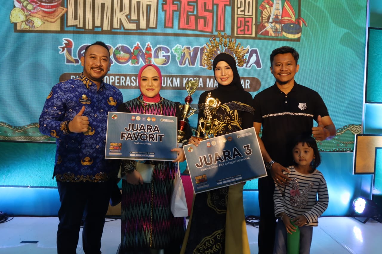 Gambar UMKM Fest Lorong Wisata, TP PKK Kecamatan Panakkukang Raih Juara 3 Hingga Juara Favorit